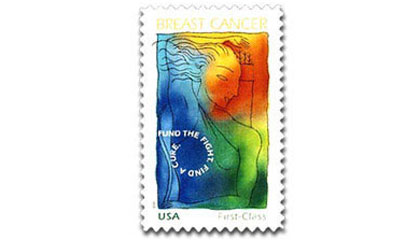 Apopka Post office Breast Cancer Awareness stamp