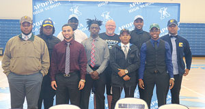 Blue Darters sign college scholarships
