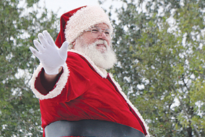 Santa Claus at Apopka Christmas Parade