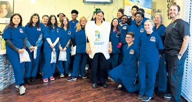 Medical Skills and Services students Apopka Memorial Middle School