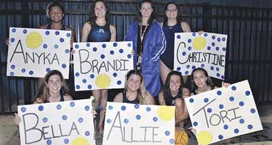 Apopka High swim team seniors