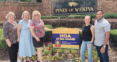 Orange County Commissioner District 2 Christine Moore District 2 HOA of the Month Award