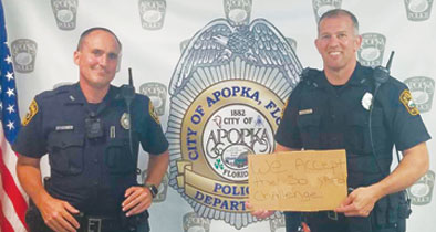 apopka police department 50 Yard Challenge