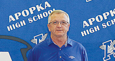 AHS athletic director Russell Wambles Apopka High statewide sportsmanship award FHSAA
