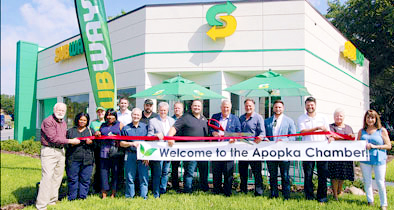 Apopka Subway ribbon cutting