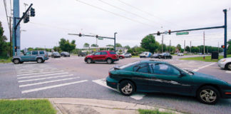 Welch Road/Rock Springs Road intersection