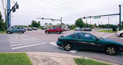 Welch Road/Rock Springs Road intersection