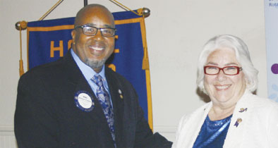 Rotary International District 6980 governor Cindi Cioci