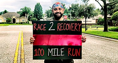 Richard Gallegos 100-mile run mental health awareness