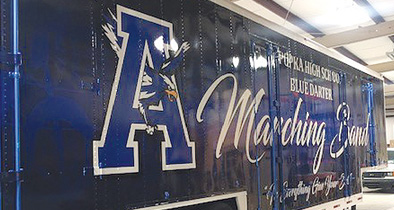 Apopka High School marching band new trailer 2019