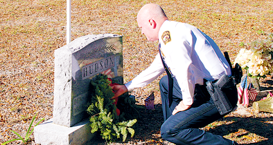 National Wreaths Across America Apopka Police Department Constable D.L. Hudson