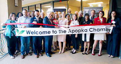 The Apopka Area Chamber of Commerce Orlando Law Group new Lead Member Ribbon Cutting
