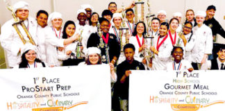 WHS culinary students OCPS Hospitality Competition 2020