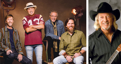 The Sawyer Brown band (left photo) and John Anderson( right photo)
