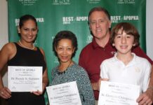 St. Germain family and employees at the 2011 Awards Announcement.