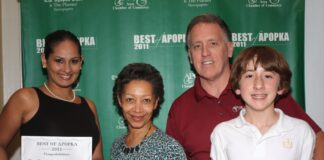 St. Germain family and employees at the 2011 Awards Announcement.