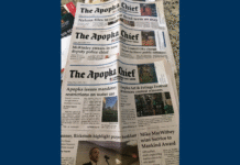 Three weeks of papers delivered around the same time.