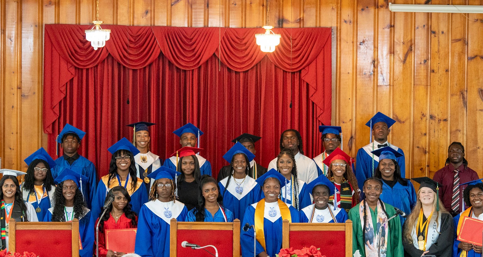 Z.A.P.T. ELITE scholarship recipients at the Founder's Day ceremony.
