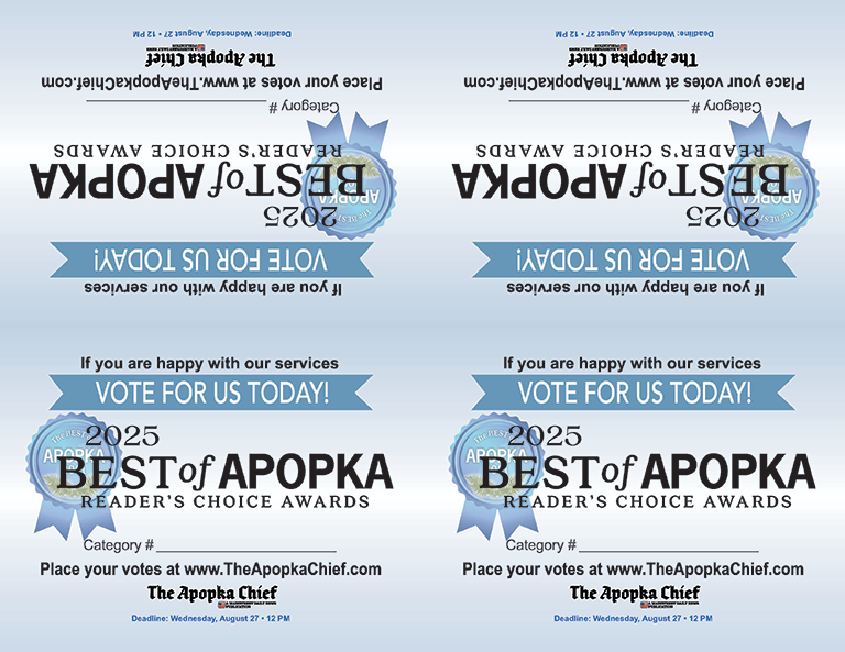 Best of Apopka Reader's Choice Awards - Vote For Us Today!