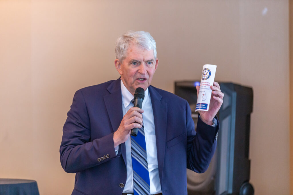 Congressman Daniel Webster speaks at the Lunch and Learn.