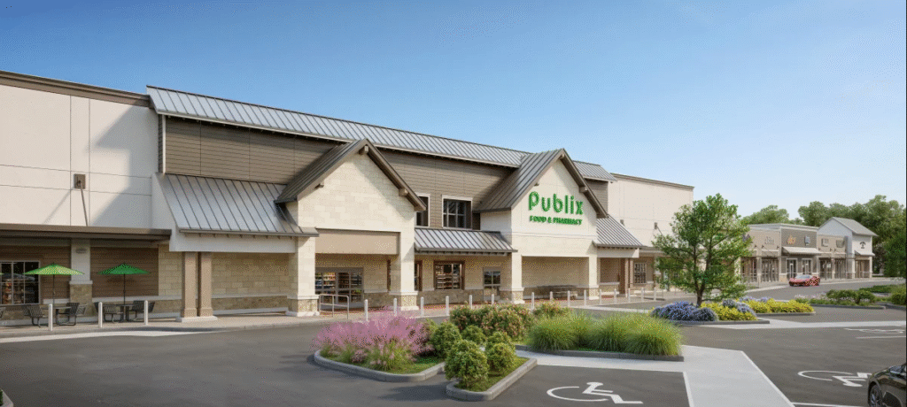 A rendering of what the Shoppes at East Shore could look like as seen on WMG Development website.