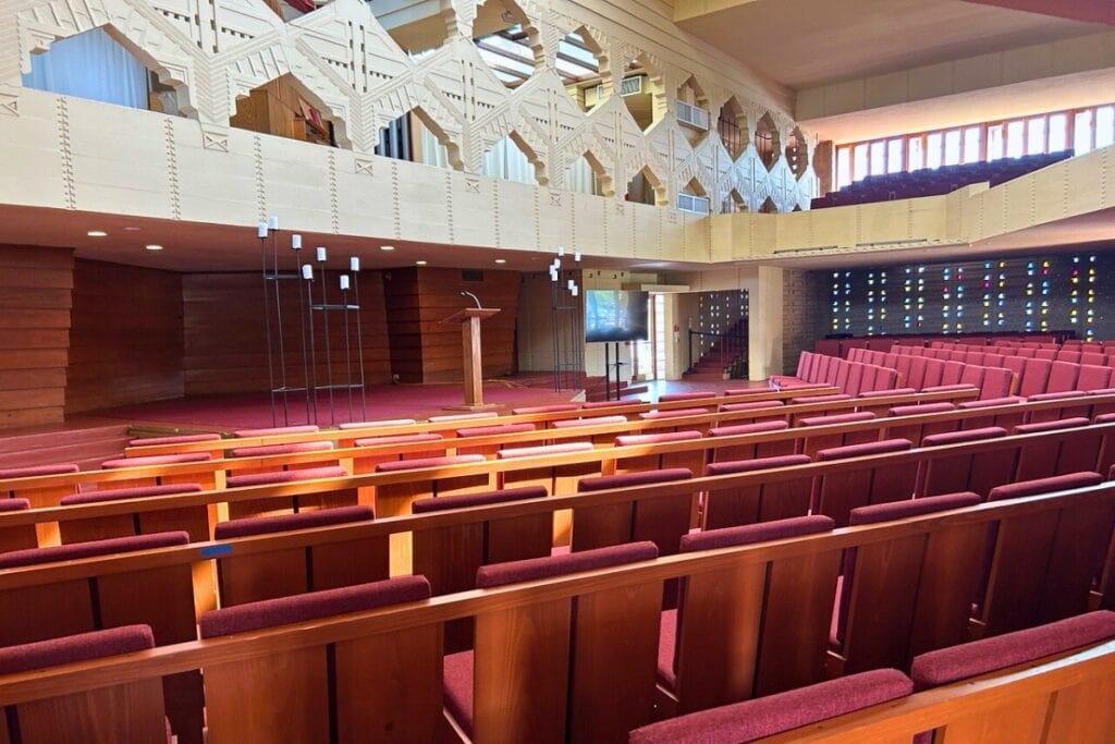 Inside the Annie Pfeiffer Chapel