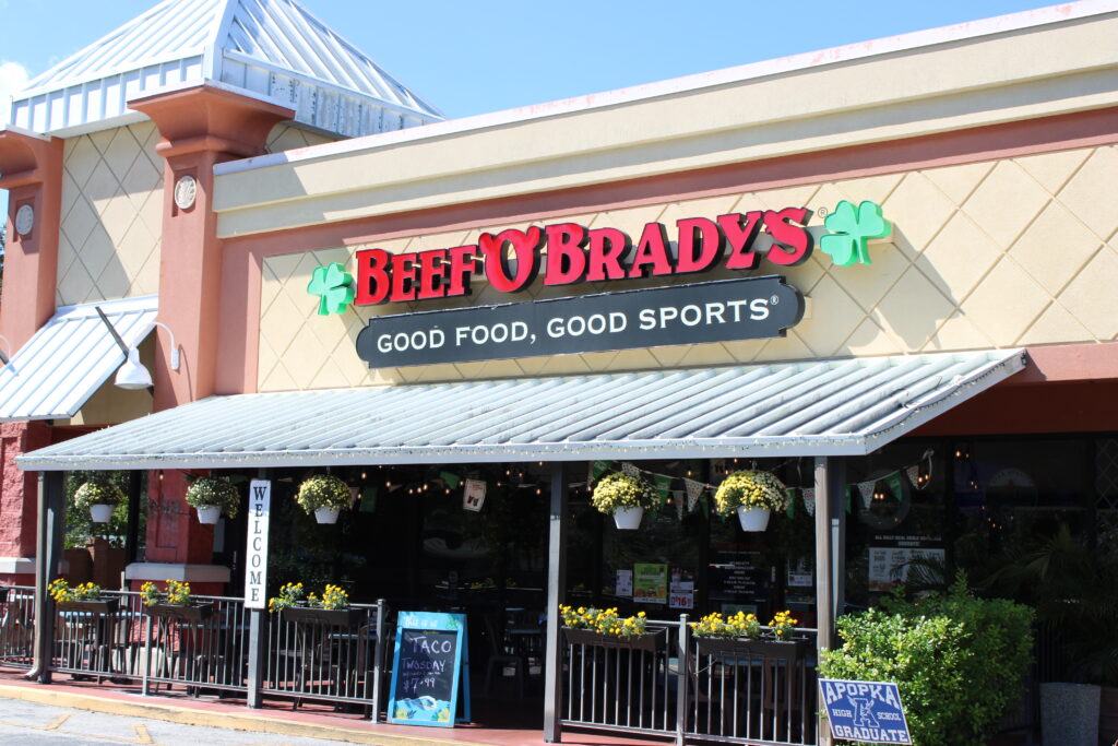 Beef 'O' Brady's was founded in Brandon in 1985.