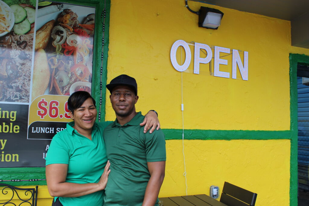 Laurie Williamson and Garfield Williamson took over what was formerly Park Avenue Pizza on July 1.