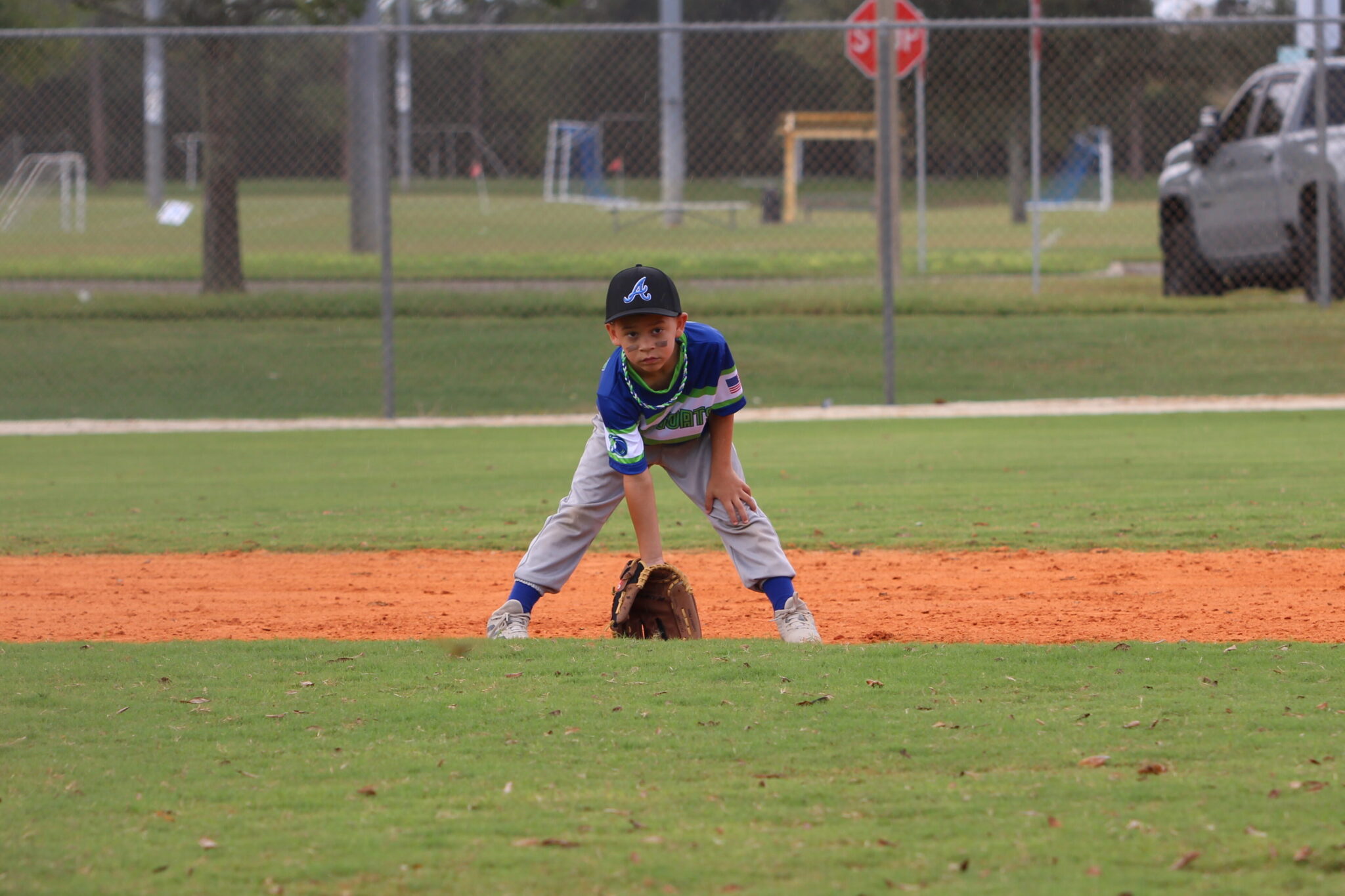 Little Leaguer lives for the ground ball