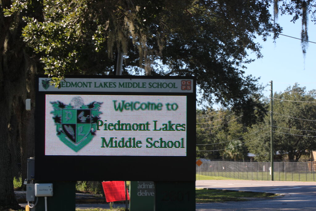 Piedmont Lakes Middle School will host the Oct. 23 capsule opening ceremony in the gymnasium.