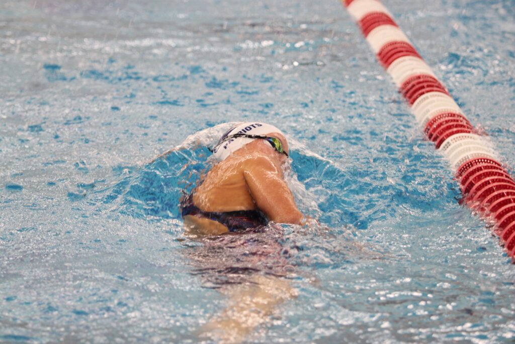 Druck slicing through the 500 yard free with ease