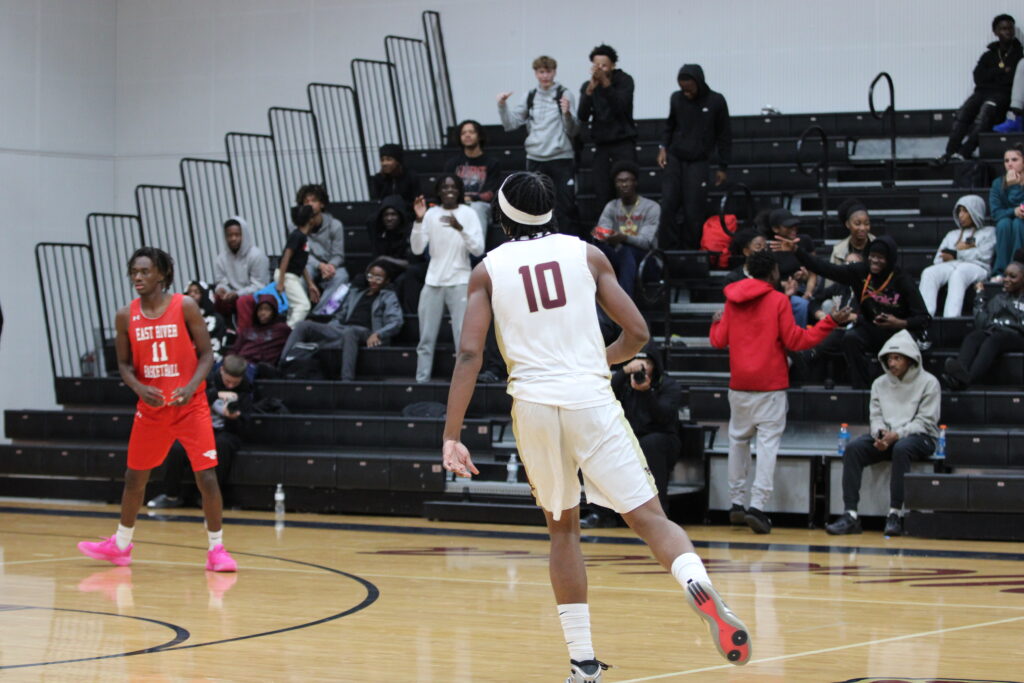 Jasen Francillon after his fifth made 3-point shot (21 points)