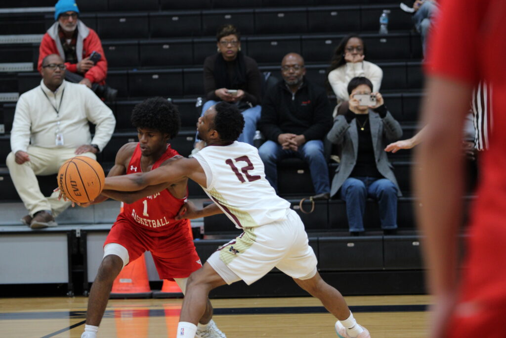 Markel Anderson picks a Falcons pocket