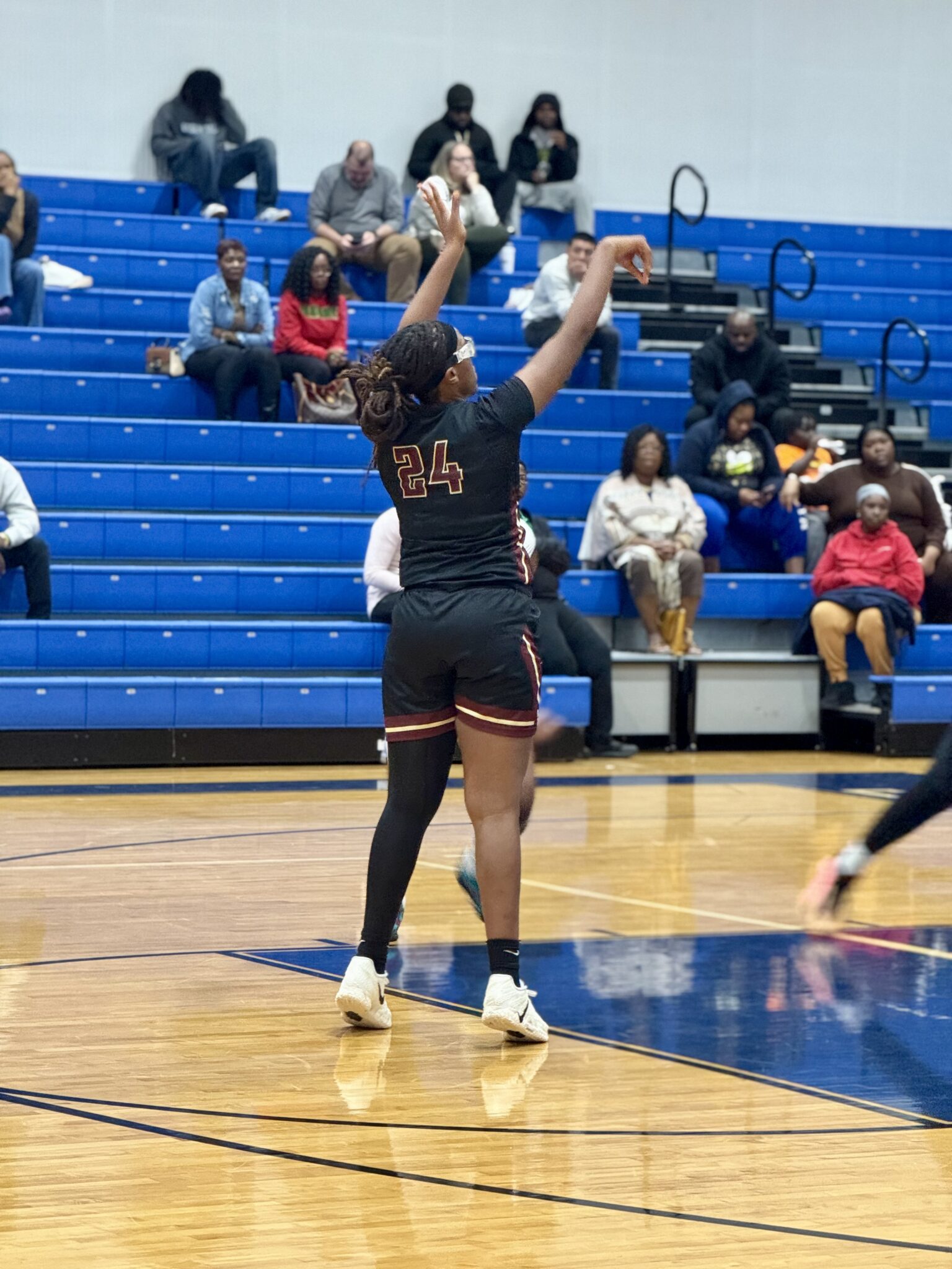 Alexis Hill at the free throw line
