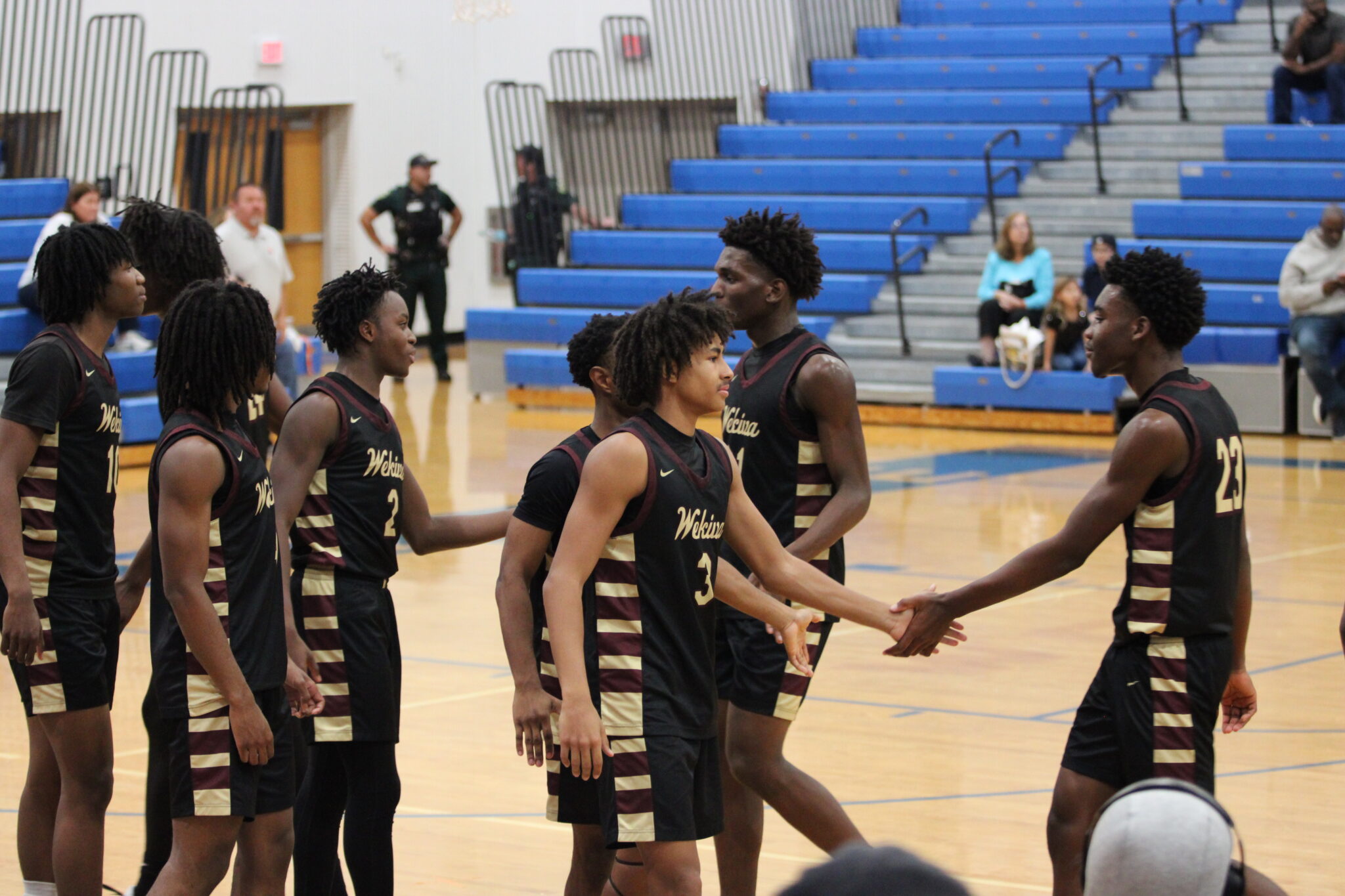 Mustangs come off the court from their dominant win