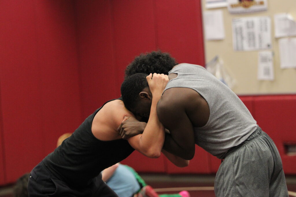 Samuel Pierre tangled up in neutral with Derek Campos