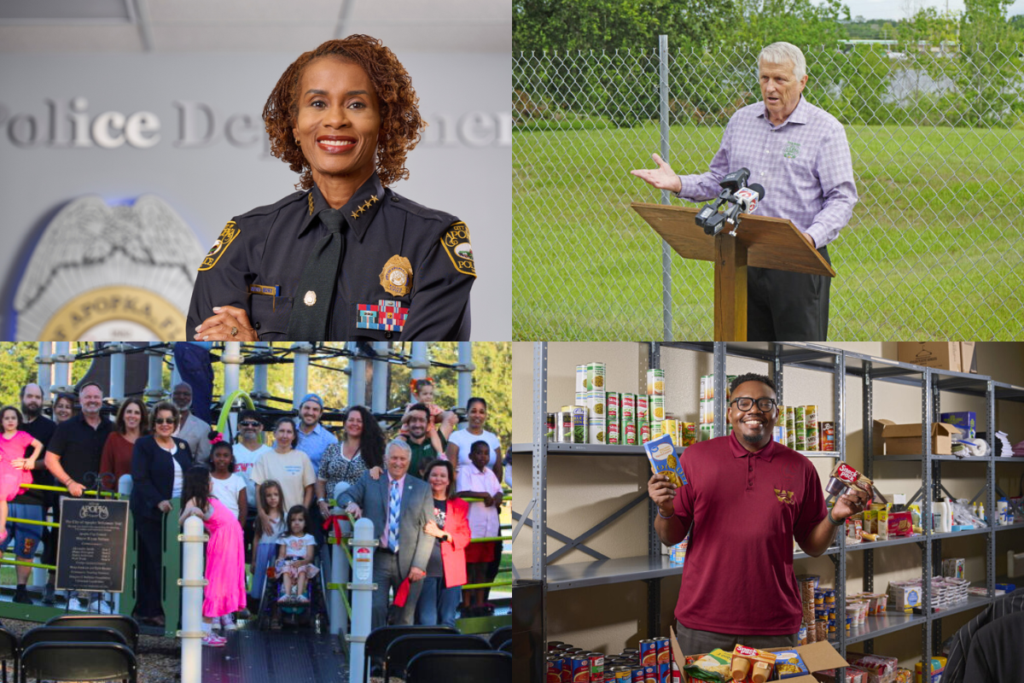 This year, Apopka witnessed the swearing in of its first female police chief, efforts in flood mitigation, Wekiva High School beginning its community school transformation, and the opening of several new amenities.