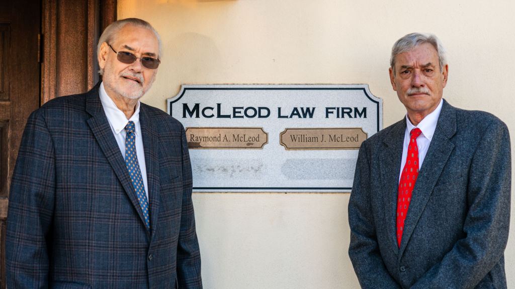 Ray and Bill McLeod started at their father's law firm in 1981.