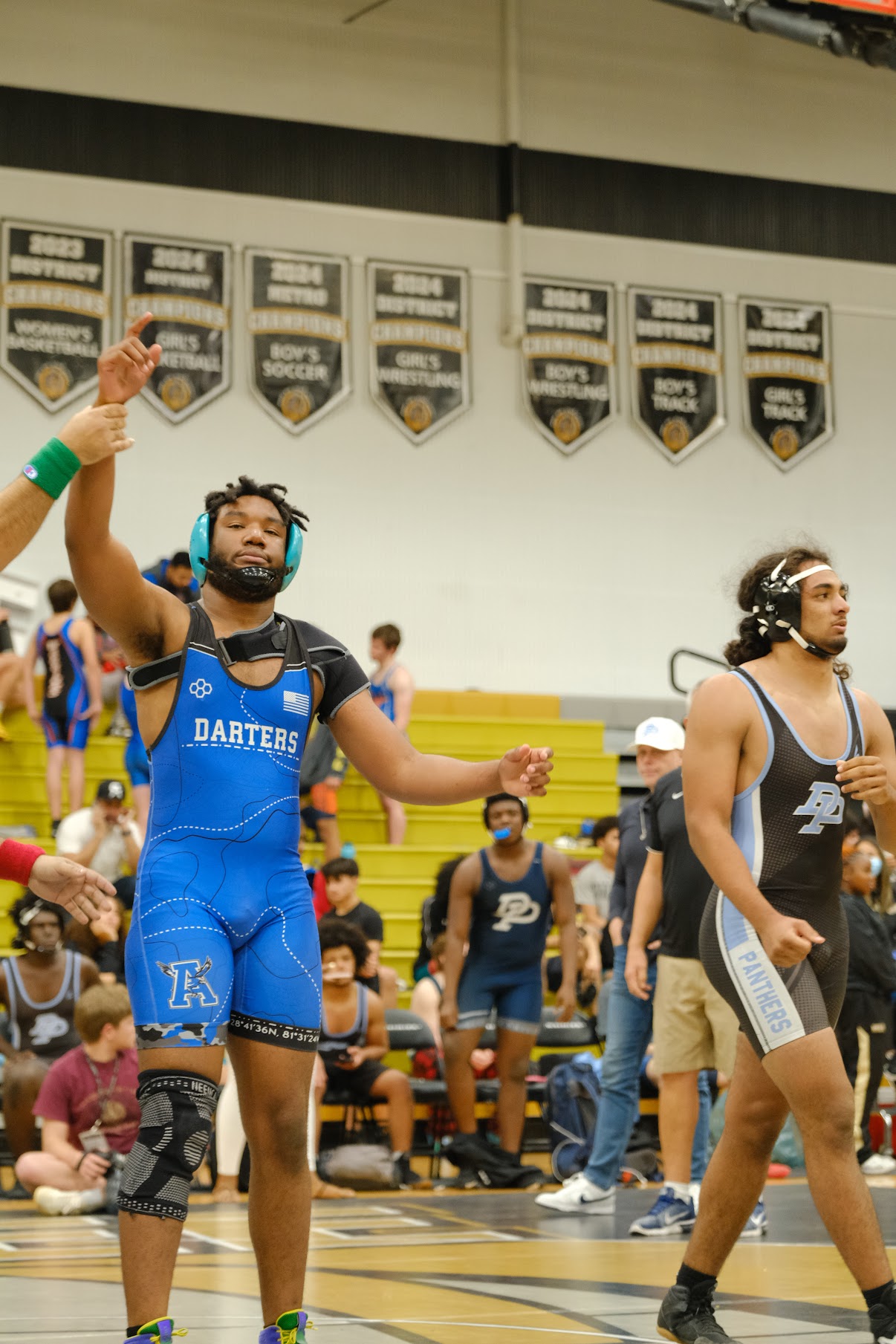 Brandon Roberts gets his hand raised against Dr. Phillips