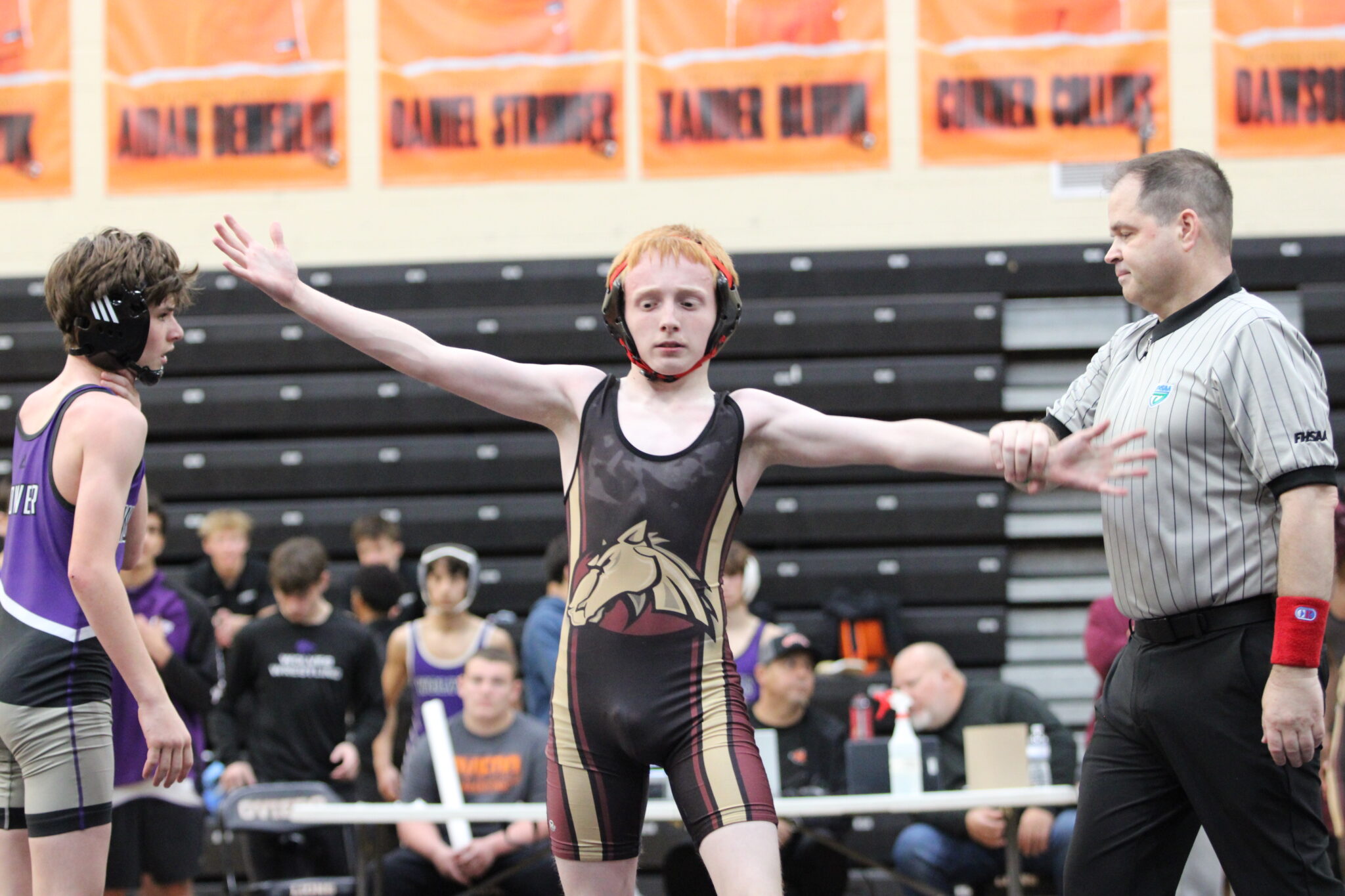 Landonn Shultz feeling good after the win