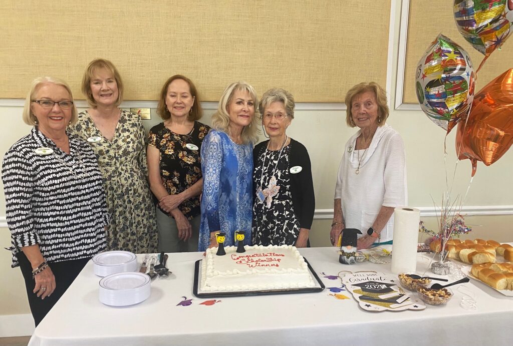 Last year's scholarship committee included (l-r) chairman Christy Faircloth, Laurie Jordan, Joan Mathews, Sandy Bove, Nancy Boyer and Marty Harrison.