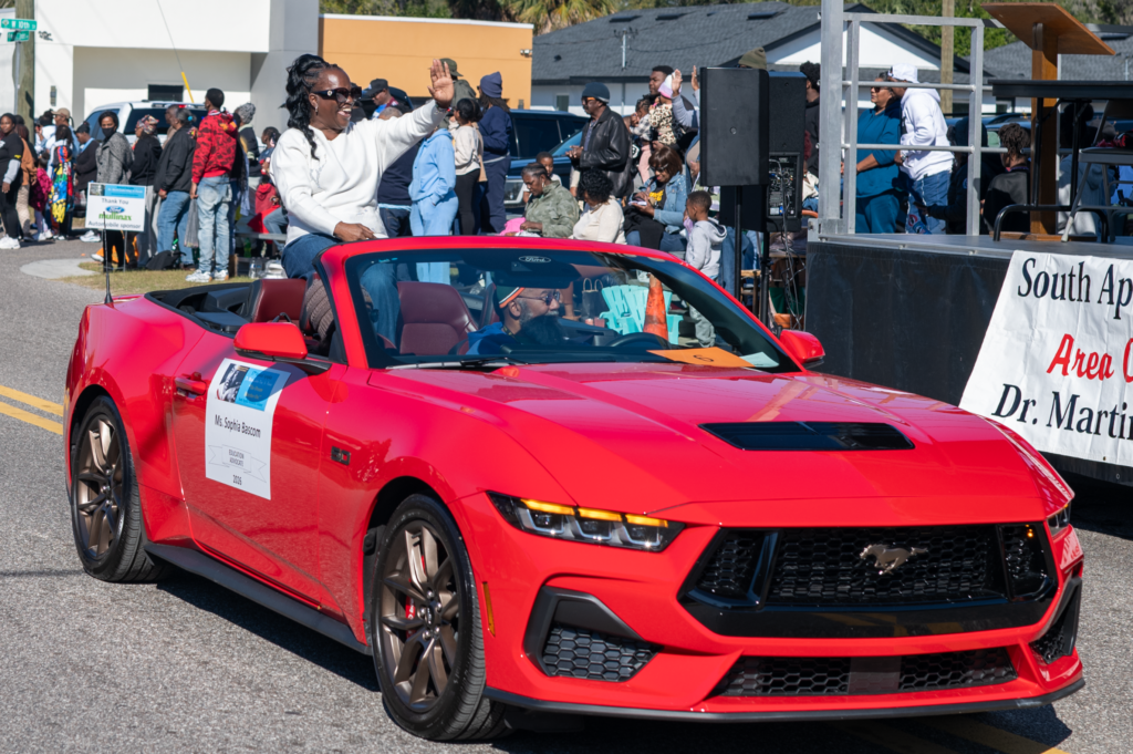 Sophia Bascom is one of the grand marshals representing education.