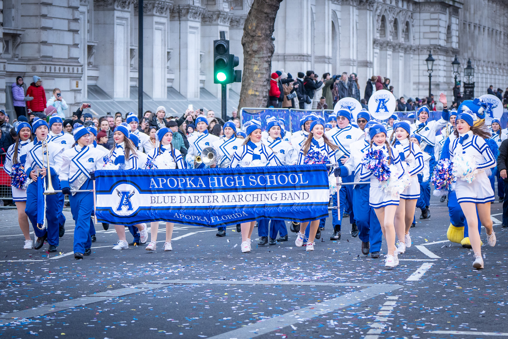Apopka and Wekiva marching bands perform in London and Louisiana