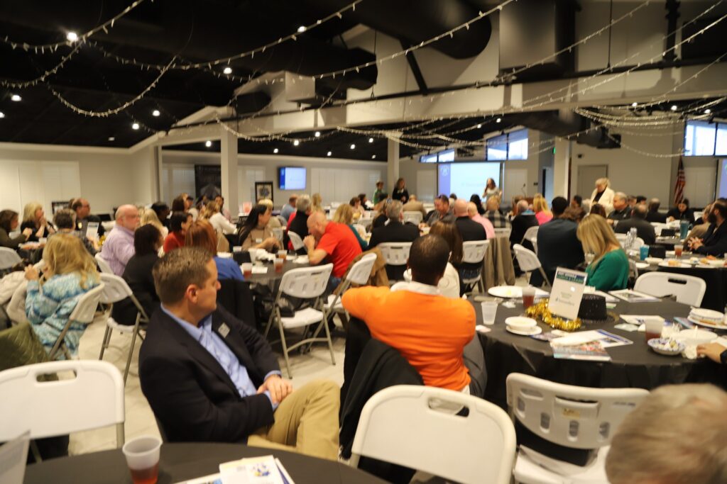 Attendees listen in at the inaugural meeting of the West Seminole Council on Feb. 2.