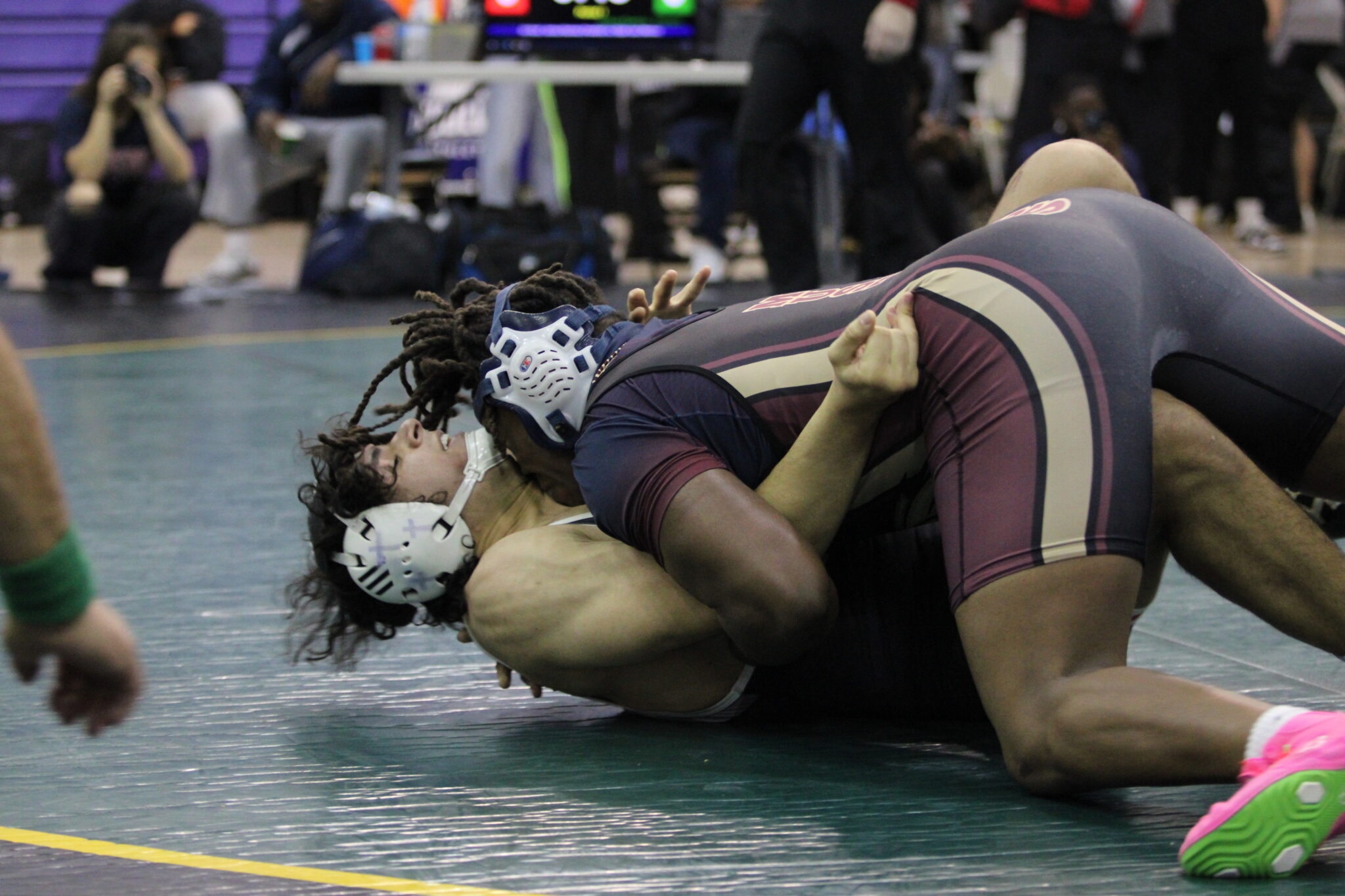 Elijah Jean plants his final opponent from Freedom and works for a pin