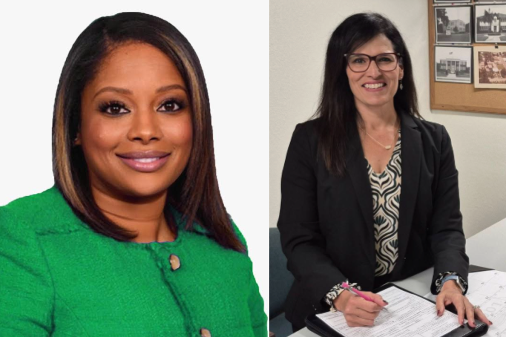 Malika Harrison (left) and Yesenia Baron (right)