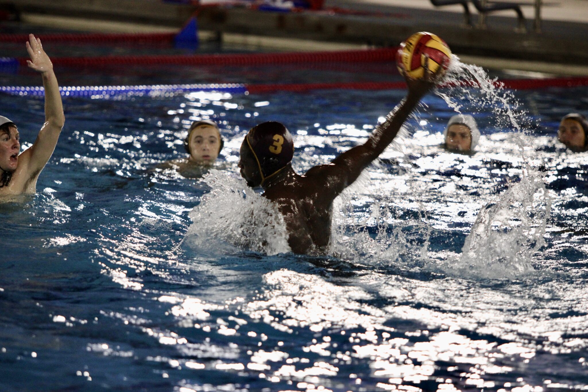 Cameron Parry rises up to whip in one of his 11 goals