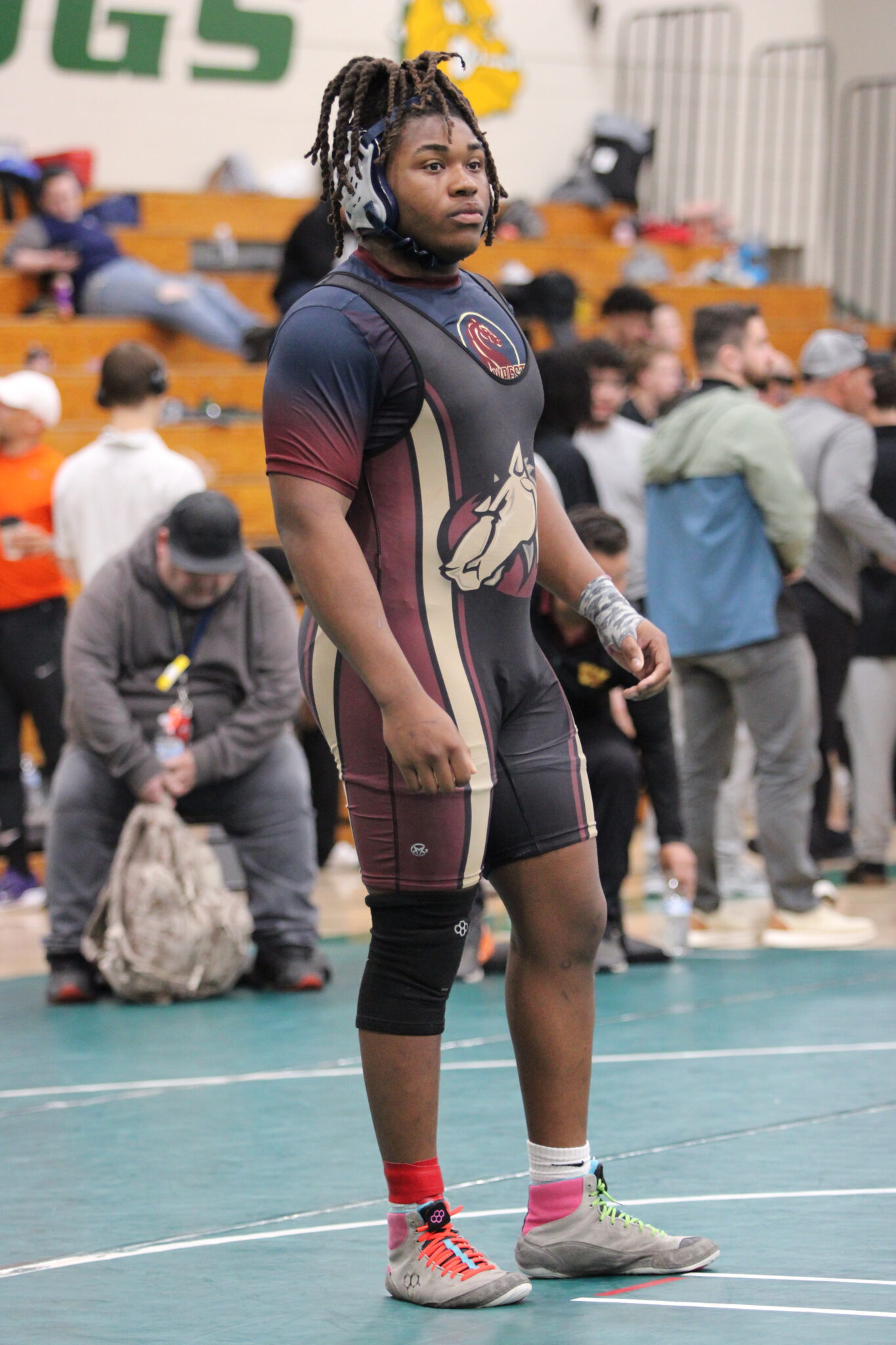 Wekiva Captain Elijah Jean at the the regional tournament