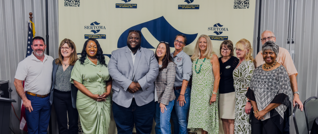 From left to right: James Maltby, Suzanne Archer, Latonya McCoy, David Rollins, Ella Duke, Renee Beasley, Pamela Groseclose, Rita Tybor, Debbi Krise, Hal Krise and Kathryn Duncan.