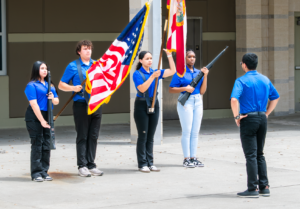 Wekiva JROTC Color Guard prepares for Orlando Magic playoff spotlight 